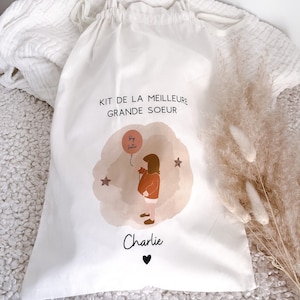 Pouch kit for future big sister / big brother (maternity gift)