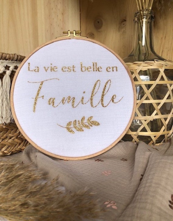 Tambour Personnalisable en Gaze de Coton