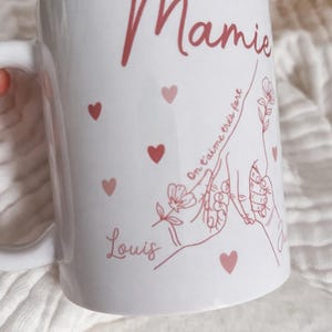 Taza personalizada para mamá / Taza personalizada para abuela / Regalo para el Día de la Madre / Regalo para el Día de la Abuela imagen 5