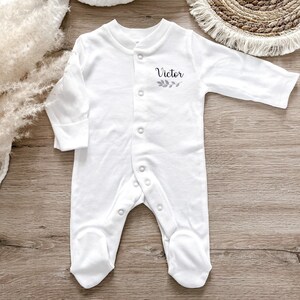 Pyjama bébé personnalisé en coton image 5