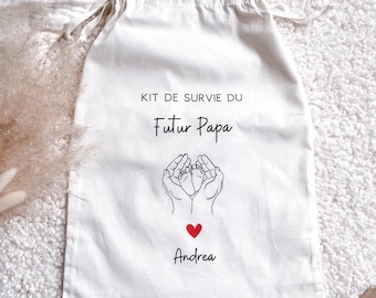 Pochon « kit futur Papa » (cadeau maternité)