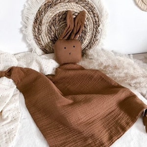Edredón de conejo en gasa de algodón para personalizar Camel