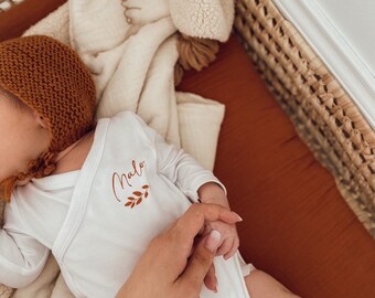 Body cruzado personalizado para bebé Body personalizado para recién nacido