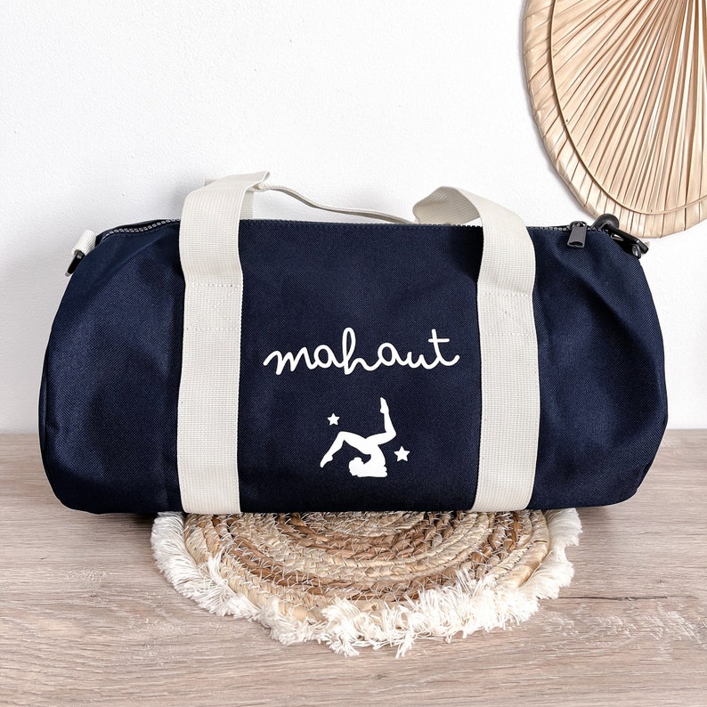 Personalized navy blue children's sports bag sports bag, football bag, swimming pool bag image 7