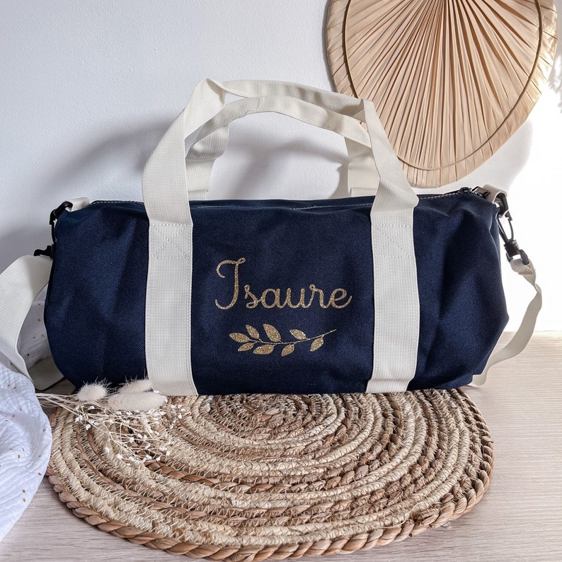 Personalized navy blue children's sports bag sports bag, football bag, swimming pool bag image 6