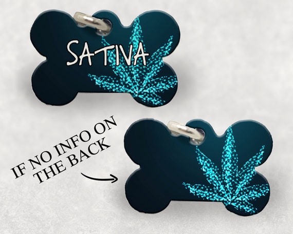 Weed top dog tag