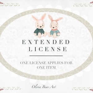 Extended  License -Single product/  unlimited copies or sales