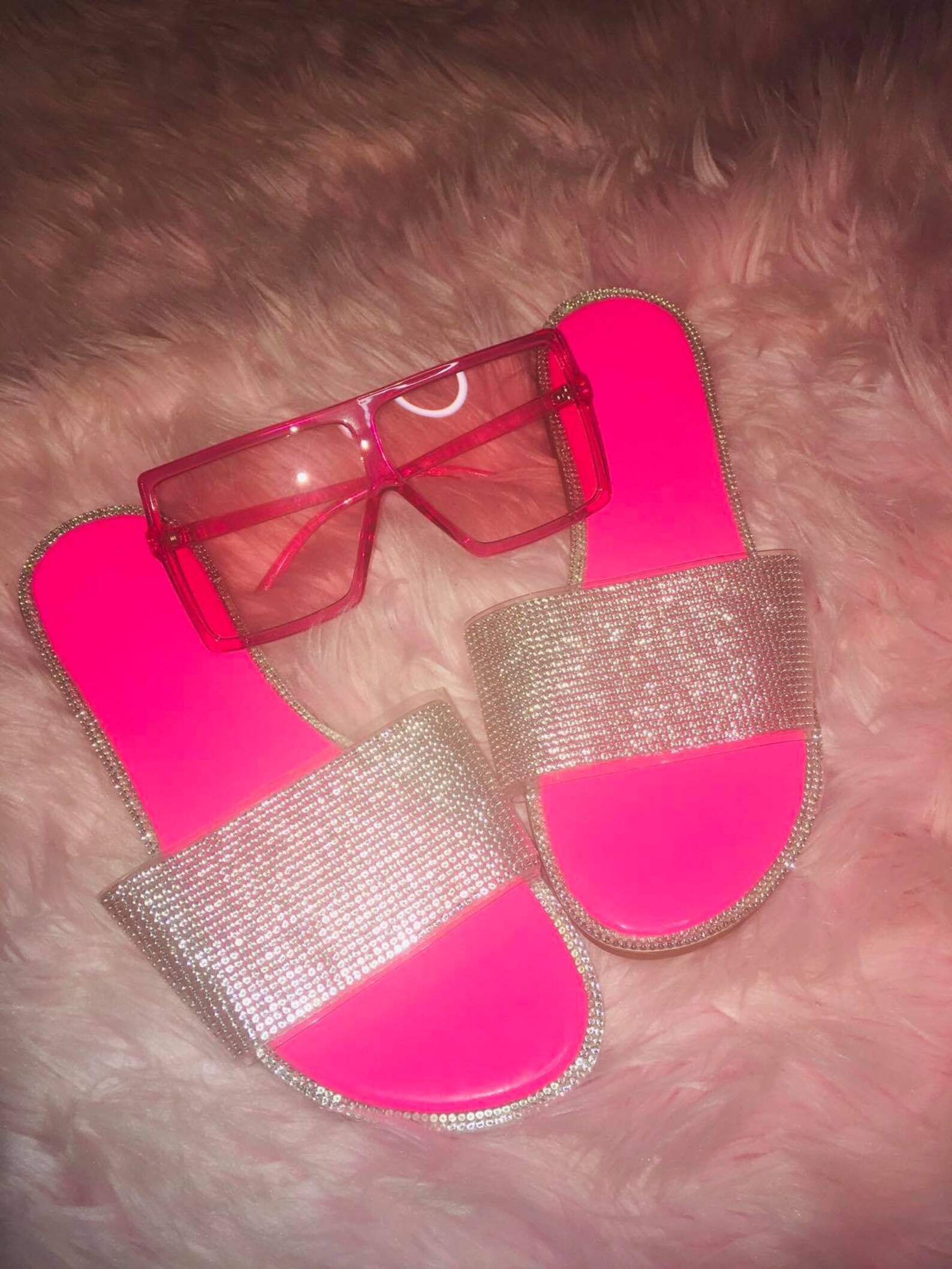 Bling Slides Ladies diamond bling slides ladies slides Etsy