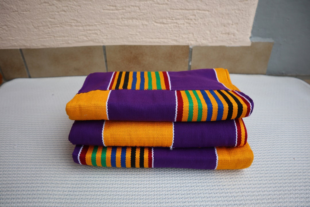 Original, handgefertigter Kente Stoff aus Ghana/Westafrika aus