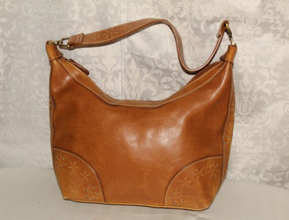 Women's Brown Leather Non-Designer Curated Fashio… - image 3