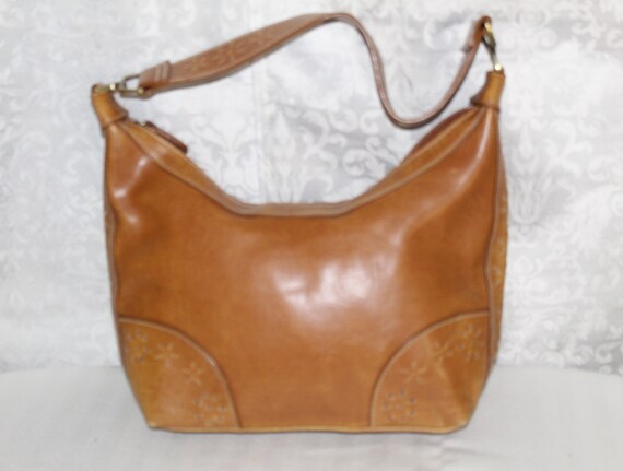Women's Brown Leather Non-Designer Curated Fashio… - image 1