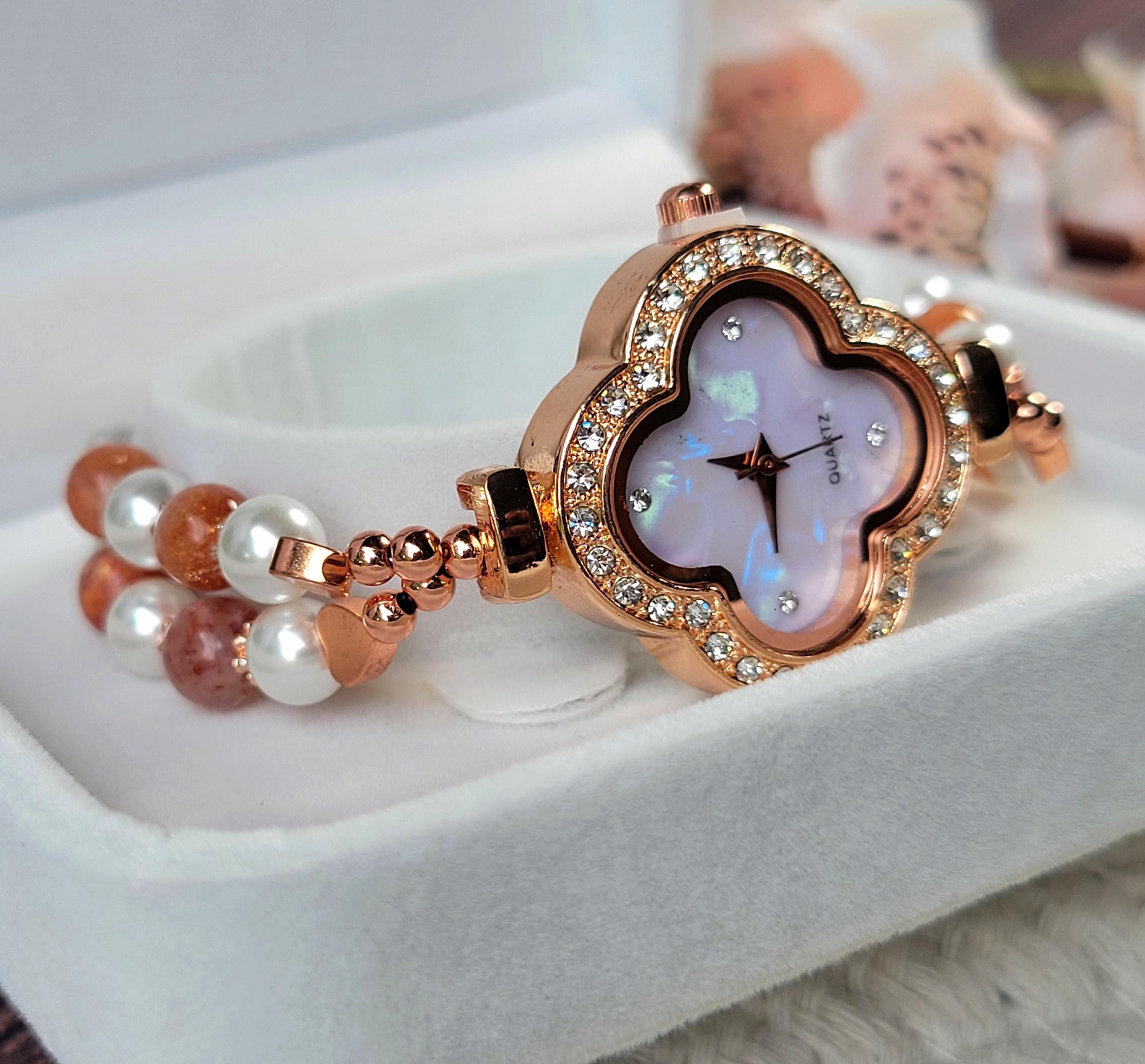 14k Gold Watch Clover - Etsy