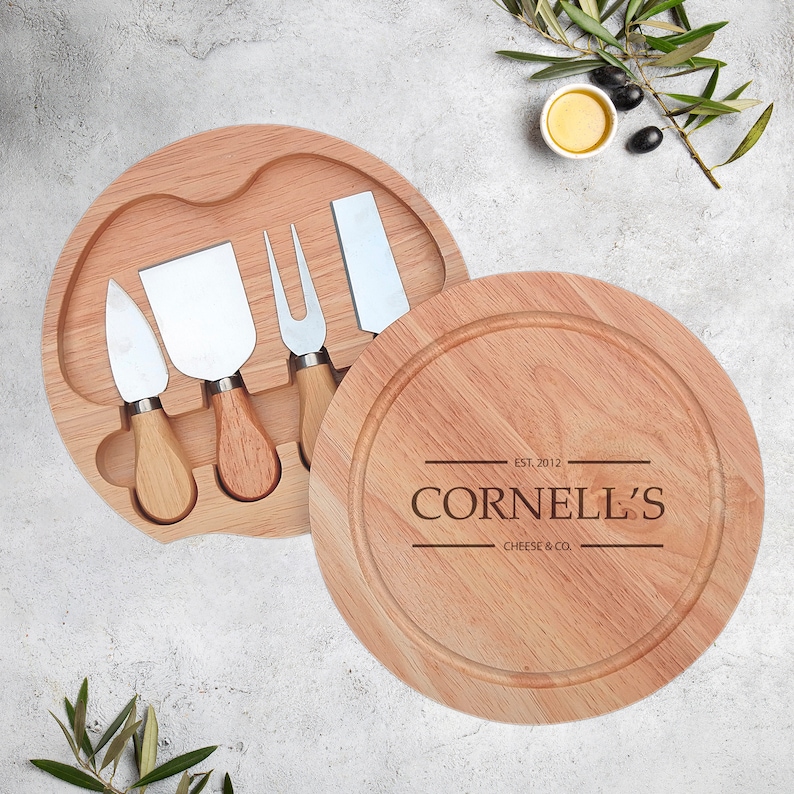 Personalised Cheese Board Set. 9 Designs to Choose From. Ideal Etsy UK