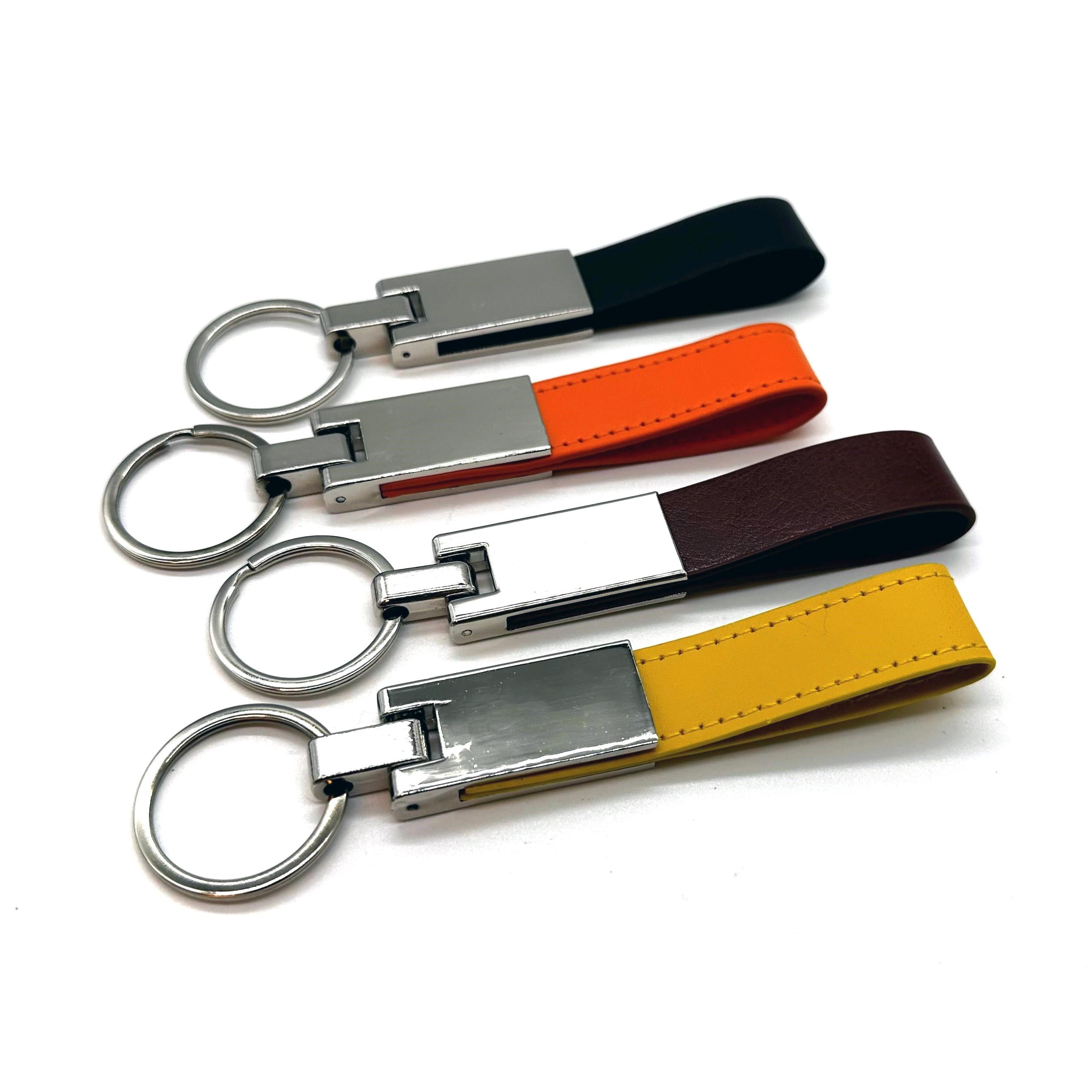 新品 未開封 All My Homies Leather Key Ring Amazon.com: Personalized Leather Keychain — Custom Initials
