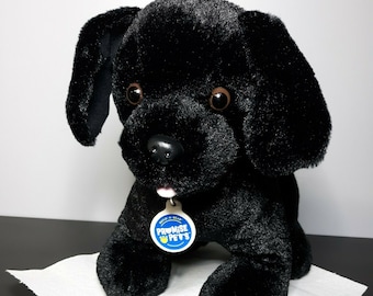 black dog toy