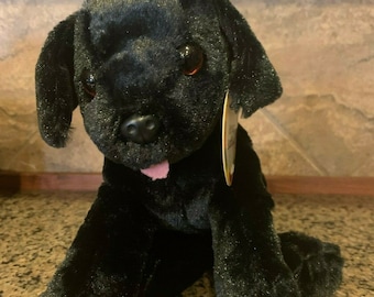 plush black lab