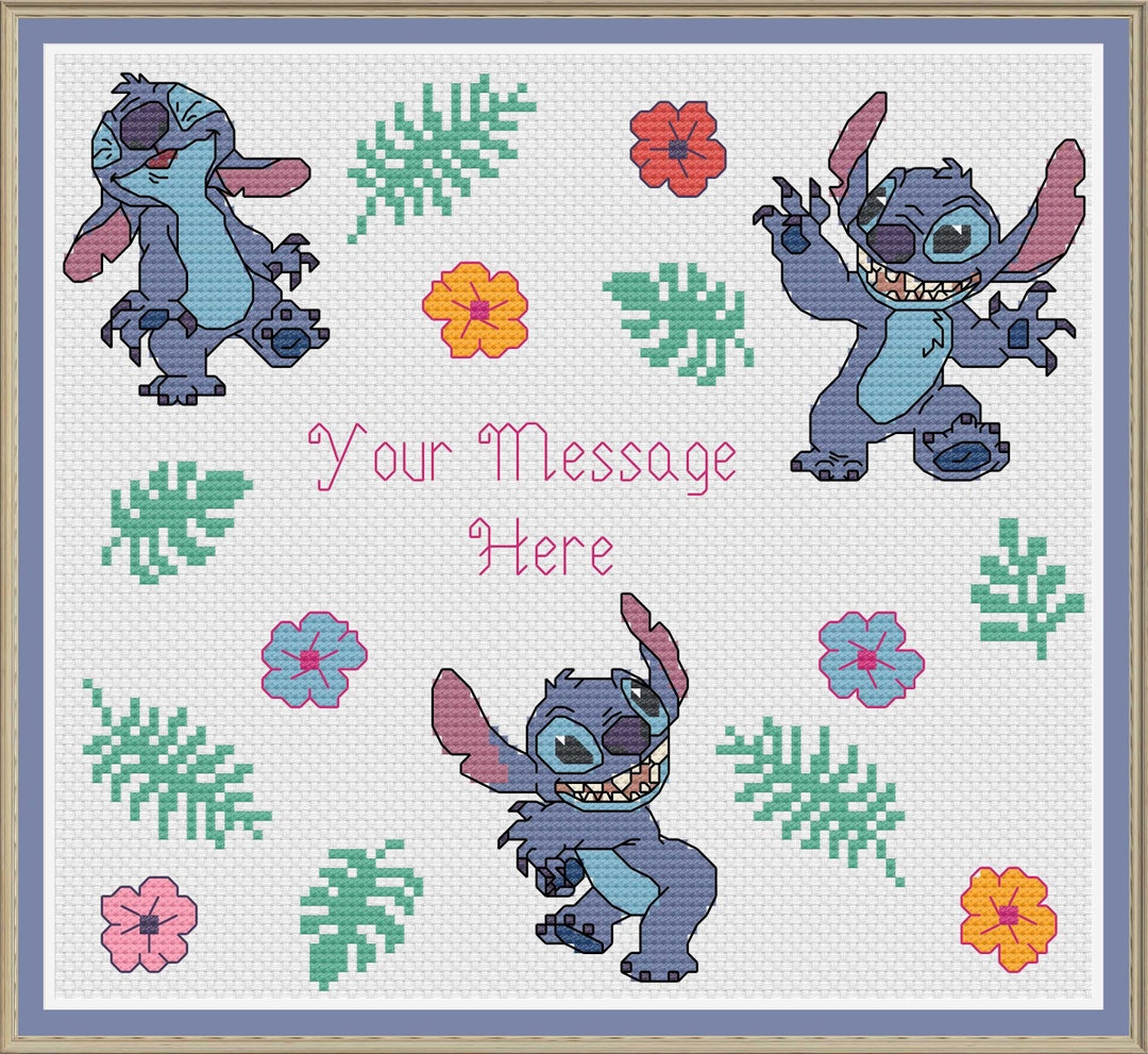 Stitch Personal Message - Etsy