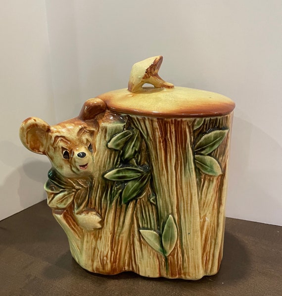 Vintage Mccoy Koala Bear Cookie Jar 1950s 8.5 Tall Mccoy Etsy