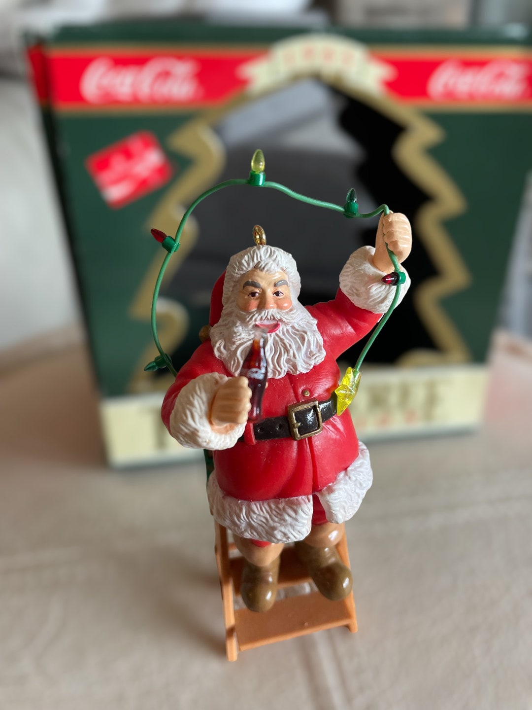 Vintage Coca Cola Christmas Ornaments 