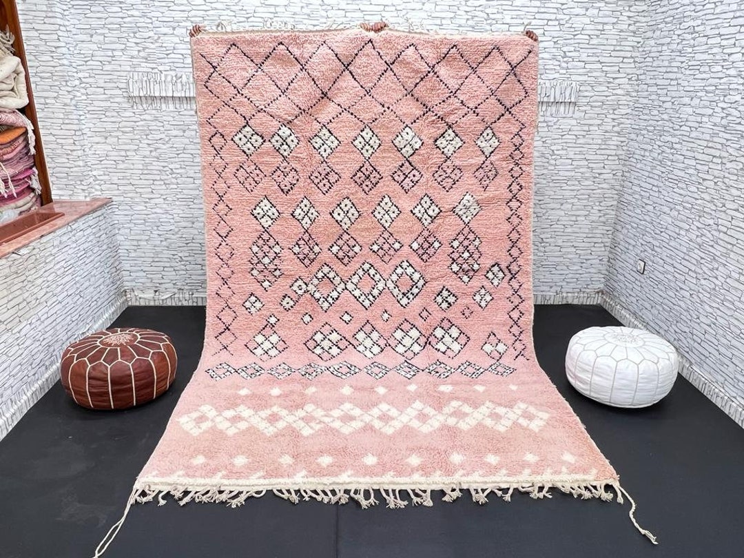 Classy Pink Rug, Barbie Pink Rug, Custom Moroccan Rug , Barbie Pink Rug ...