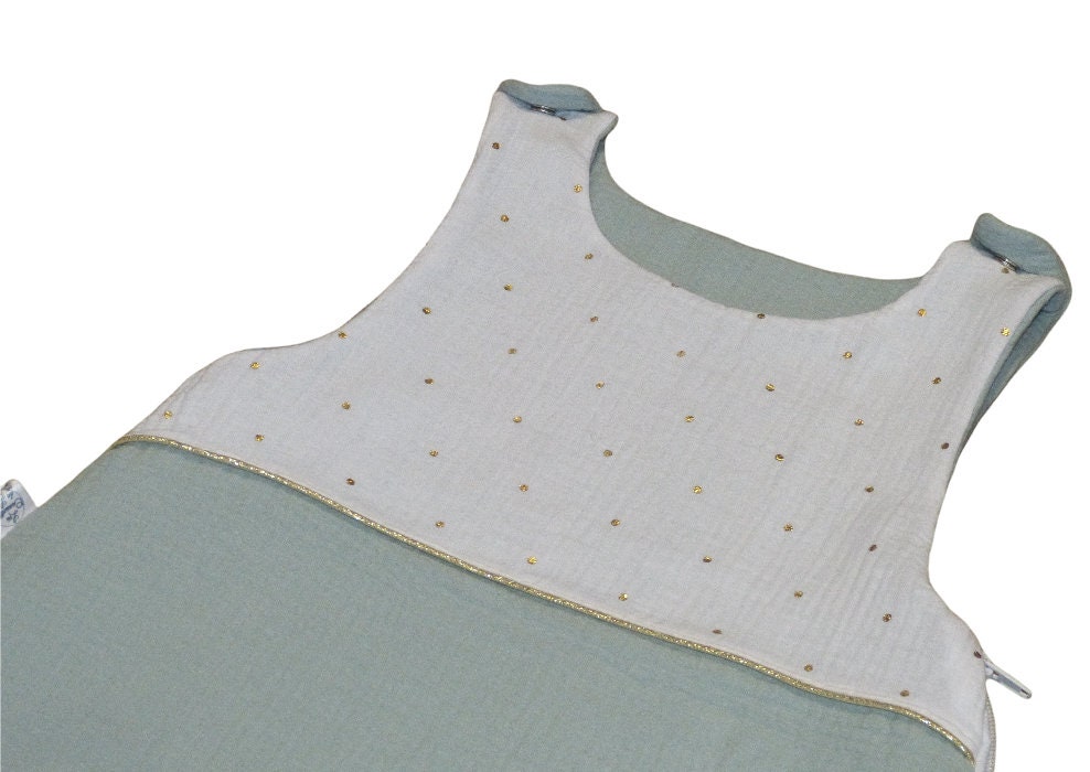 Gigoteuse Été en Tissus Double Gaze de Coton Oeko-Tex Disponible Plusieurs Tailles 0/6/6/12 12/24 24