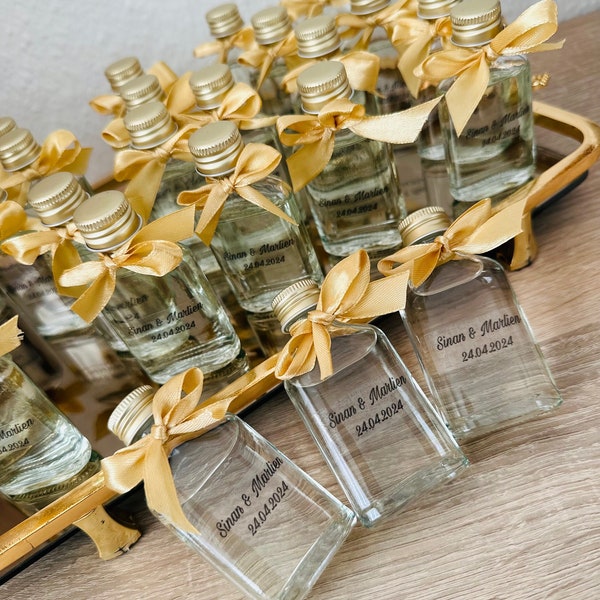 Favor Kolonya Bottles - Personalized Kolonya Bottle - Personalized Favor for Any Occasion - Lemon Smell - Kolonya