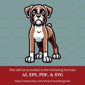 Boxer SVG Boxer Art Boxer Face Boxer Clipart Boxer Graphic svg Dog Vector Puppy Vector Cartoon Dog Cartoon Boxer Boxer Outline Dog Cartoon