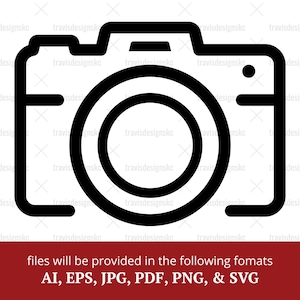 Camera Clipart Photography Vector Photography Icon Photography Logo Photography Logo Design Camera Emblem SVG Camera Clipart Transparent
