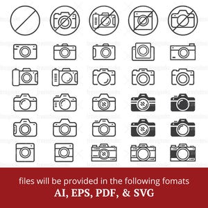 Digital Photography Icon Photography Logo Camera Emblem SVG Photography Symbol Photography Vector Photographic Icon Camera App Icon