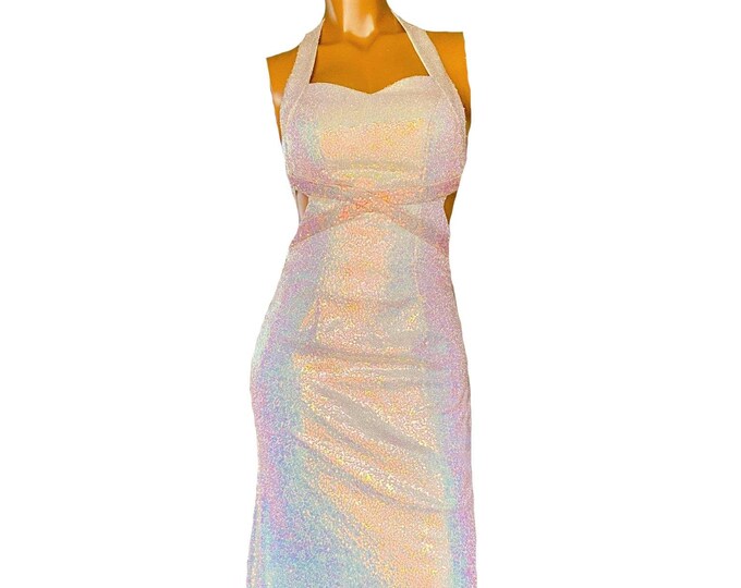 Halter Cross Gown US size: 4