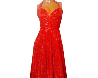 Scarlet Dream Shimmer Sequin Gown US size: 4