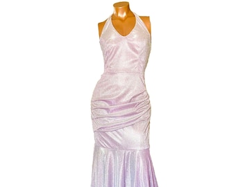 Super Shine Metallic Pink Sparkle Gown (one-of-a-kind) petite US size: 10