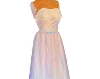 Champagne Shimmer Gown US size: 2