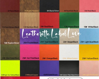 EXCLUSIVE colors Laserable Sheets, Laserable Leatherette 12&quot;x24&quot; (30x60cm), Laser Engraving Supplies, LaserableMaterials