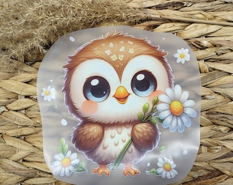Iron on picture OWL, Dtf iron on picture, dtf transfer; iron on sheet; iron on picture, custom dtf transfer, custom iron on pictures