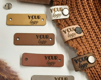 Custom knitting tags, Tags Knitting and Crochet, Garment Labels,Crochet tags with flat rivet, custom folded labels for knitted