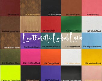 NEW colors Laserable Sheets for Laser Engraving, Laserable Leatherette 6&quot;x12&quot; (15x30cm), Laser Engraving Supplies, Laserable Materials