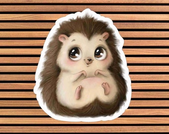 Faux leather patch, colorfull patch, printed faux leather patch,Leatherette label for squeaky t-shirt HEDGEHOGE (P14)