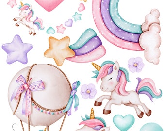 Iron on ironing picture, Dtf Transfer, Heat press on T-shirt, Dtf iron on, cute unicorn, dtf; custom dtf transfer