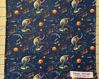 EDC Hank. 100% Cotton and Microfiber. Alien Zone w/ Blue back.