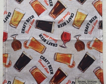 EDC Hank. Cotton and microfiber. Craft Beer w/ brown back.