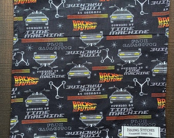 EDC Hank. 10x10 cotton and microfiber. Back to the Future w/ black back