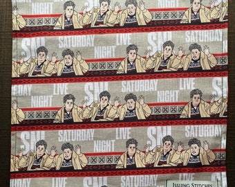 EDC Hank. 10x10 Cotton and microfiber. SNL Drunk Uncle w/ red back