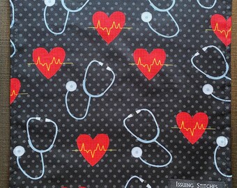 EDC Hank. Cotton and microfiber. Doctor/Nurse w/ red back