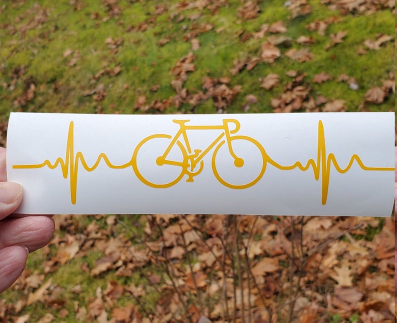bike heartbeat sticker
