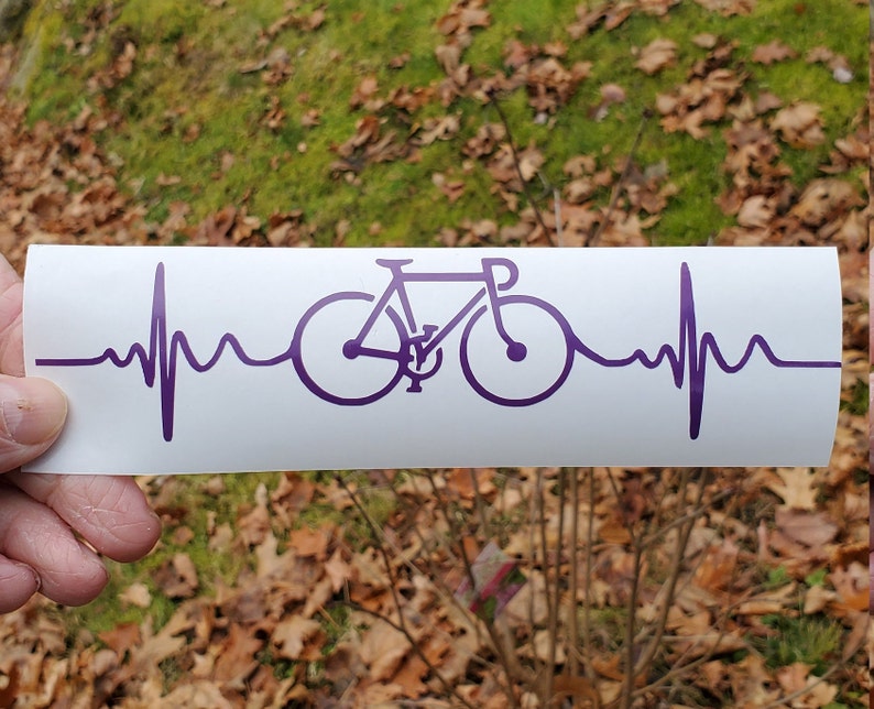 bike heartbeat sticker
