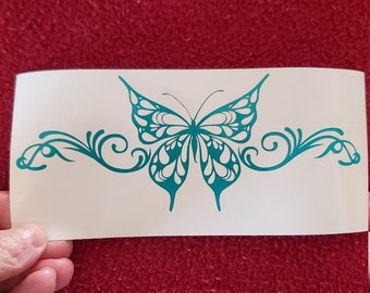 Calcomanía de mariposa de fantasía, decoración de mariposa, calcomanía de mariposa, calcomanía de mariposa, calcomanía de vinilo, calcomanía para auto, calcomanía para parachoques, calcomanía para computadora portátil