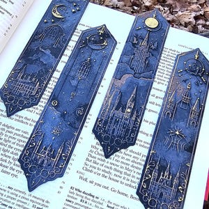 Enchanted Fantasy Bookmark Set, book accessories, 3d printed, teacher gift