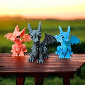 Drago bambino articolato, giocattolo antistress, giocattolo drago, giocattolo da scrivania, drago fidget
