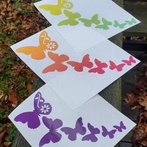 Butterfly vinyl decal, butterfly sticker, car decal, window decal, laptop decal, vinyl sticker, butterfly gift, scrapbooking